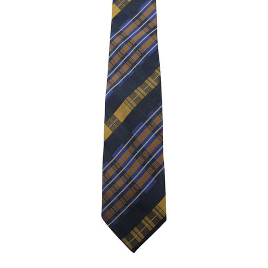 KENZO Kenzo Blue & Gold Striped Tie