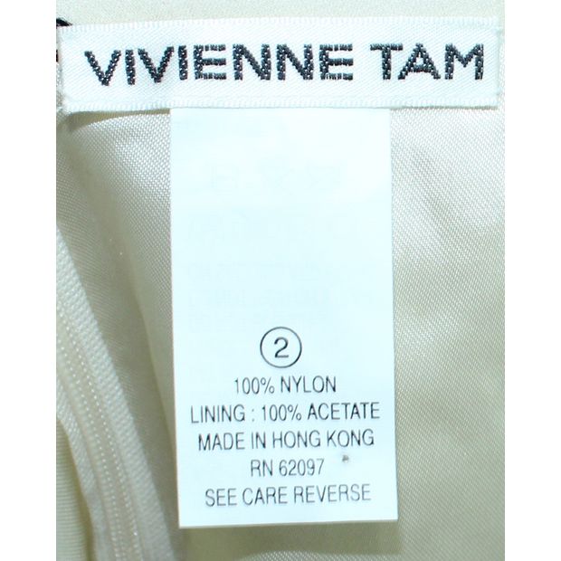 VIVIENNE TAM Golden Sequined Skirt