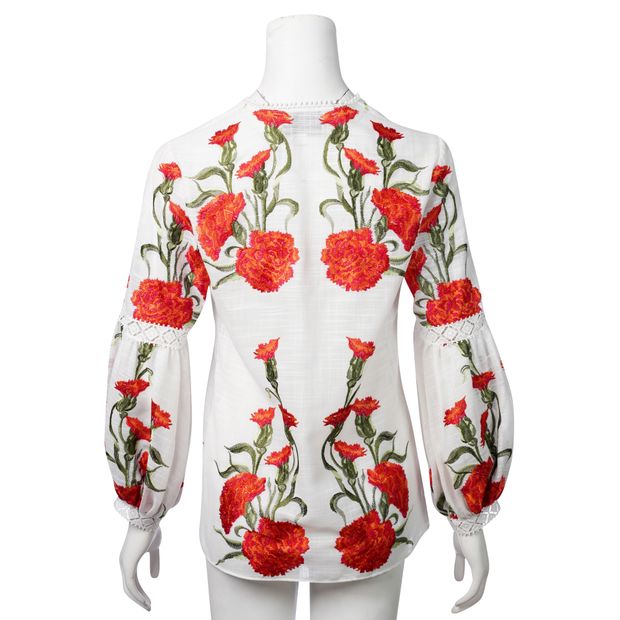 ALEXIS  Rose Embroidered Tunic