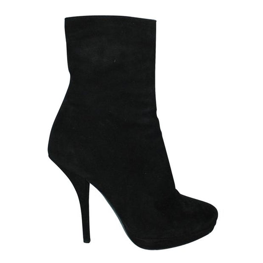 Dries Van Noten Black Pointed Toe Leather Boots