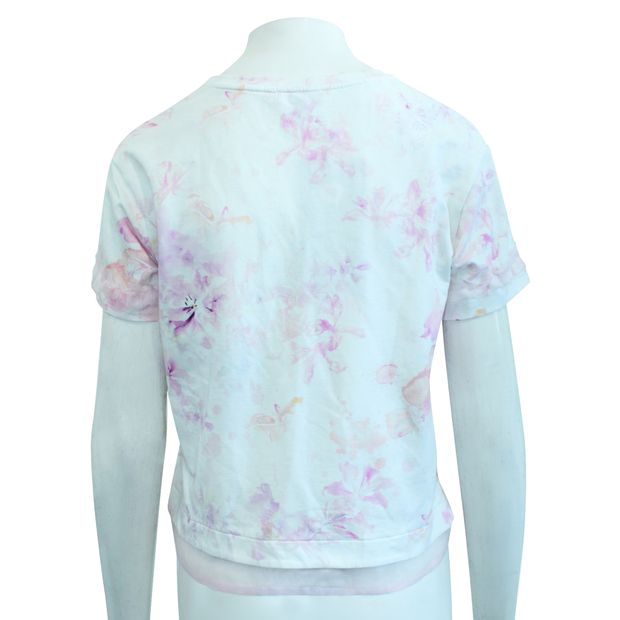 ROBERTO CAVALLI Top with Delicate Floral Print