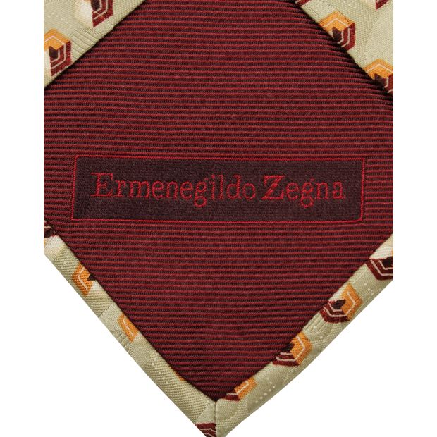ERMENEGILDO ZEGNA Colorful Print Tie