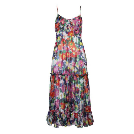 Saloni Multicolor Print Summer Dress