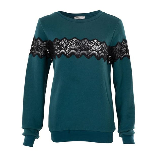 SANDRO Lace Detailed Sweater
