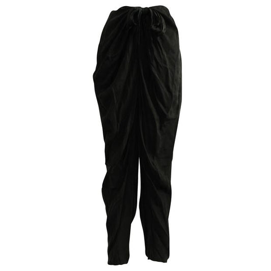 TSUMORI CHISATO Tuxedo Silk Black Pants