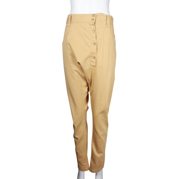 Tsumori Chisato Yellow/Brown Asymmetric Pants