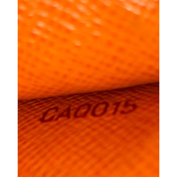 Louis Vuitton Orange Epi Wallet