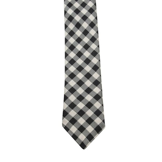 CONTEMPORARY DESIGNER Drykorn Silk Black & White Tie
