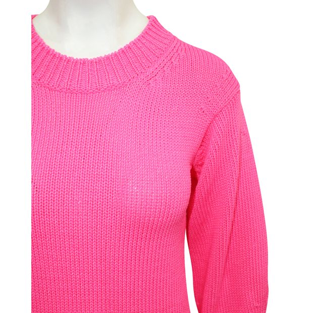 ISABEL MARANT ETOILE Neon Pink Knitted Sweater
