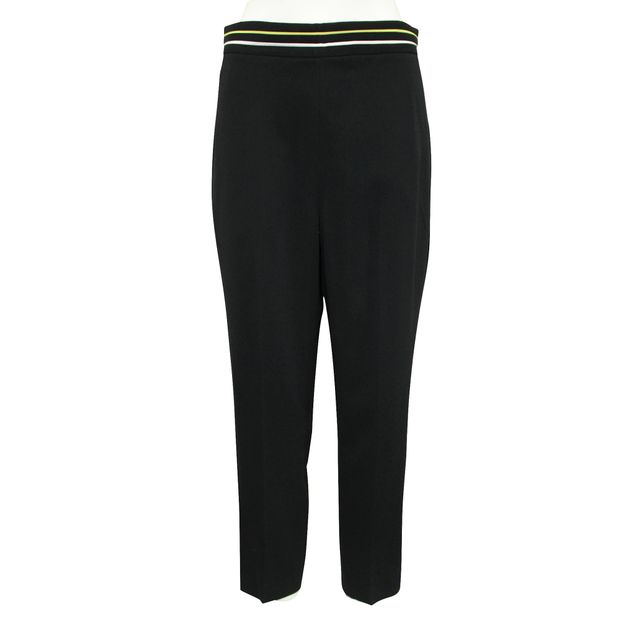 PETER PILOTTO Black Pants with Striped at the waistband