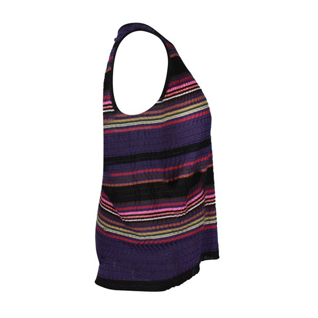 Missoni Sleeveless Top in Multicolor Rayon