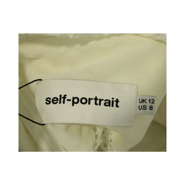 Self-Portrait Cream Knit Top