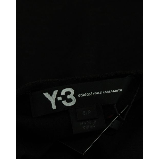Y-3 Black Asymmeteic Blouse