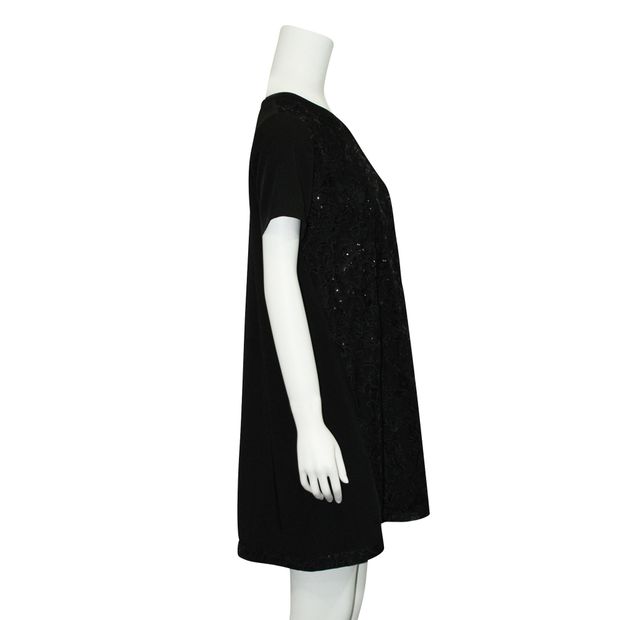 D&G Black Short Sleeve Dress