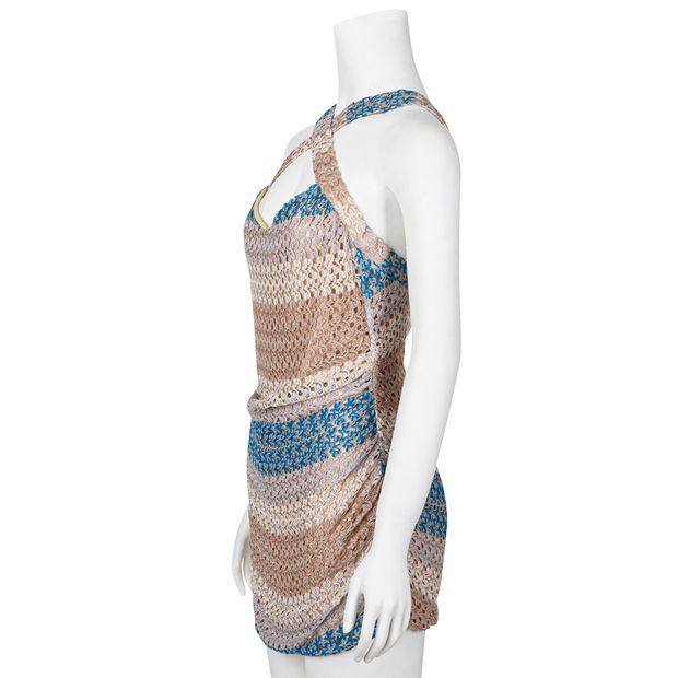 M Missoni Crochet Mini Dress