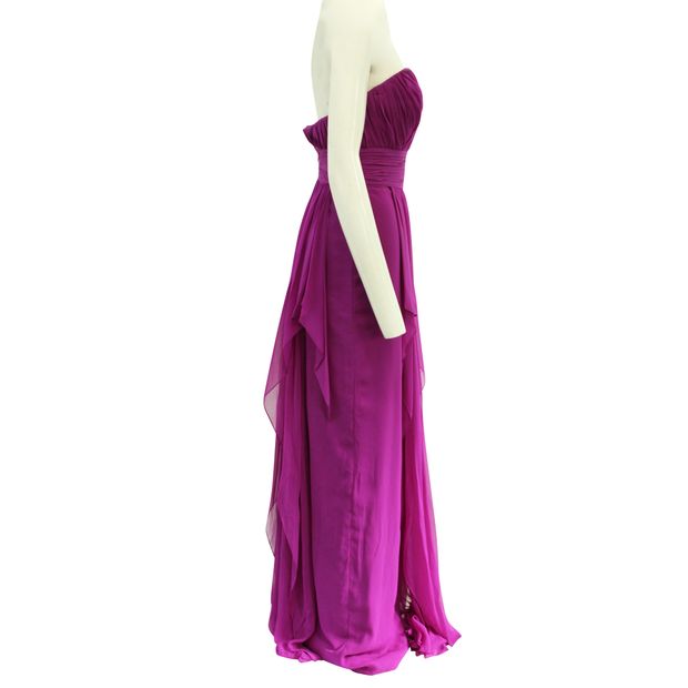 MARCHESA NOTTE Purple Evening Dress