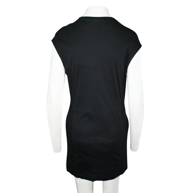 HELMUT LANG Black T-Shirt Mini Dress