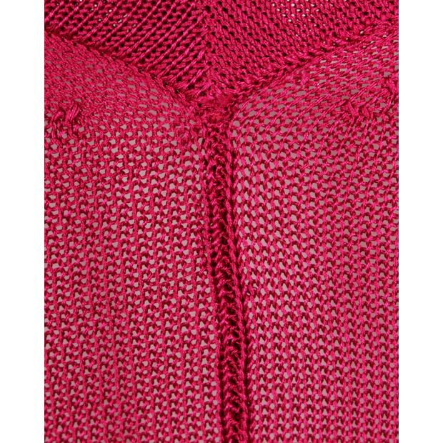 CONTEMPORARY DESIGNER Fushia Sleeveless knit top