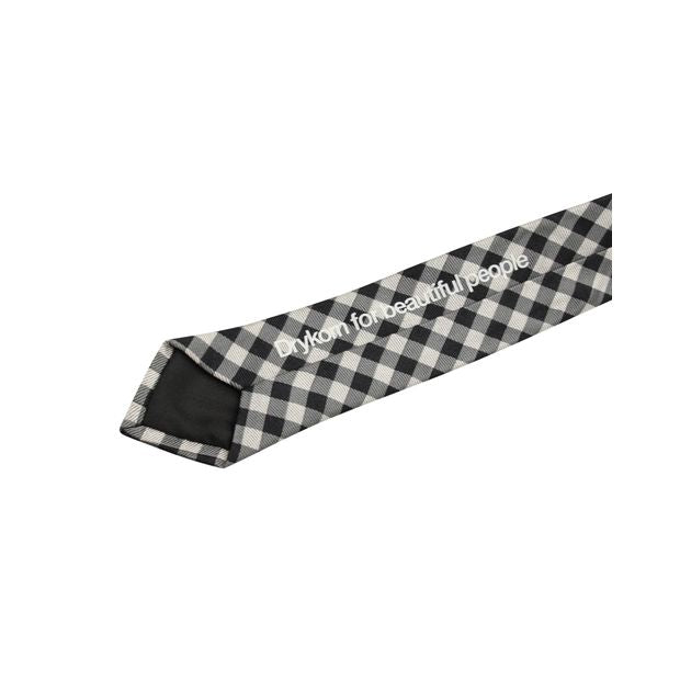 CONTEMPORARY DESIGNER Drykorn Silk Black & White Tie