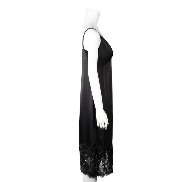 MICHAEL MICHAEL KORS Black Dress with Sequined Bottom