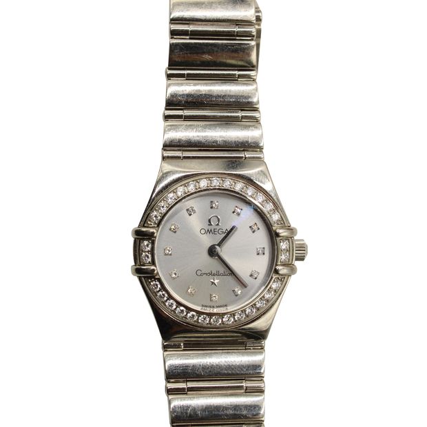 Omega Omega Constellation My Choice In White Gold With Diamonds