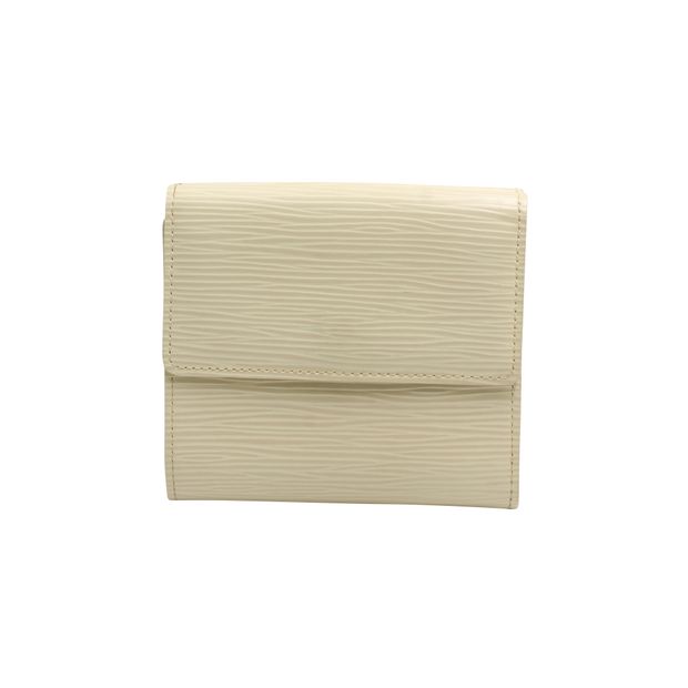 Louis Vuitton Epi Leather Cream Wallet