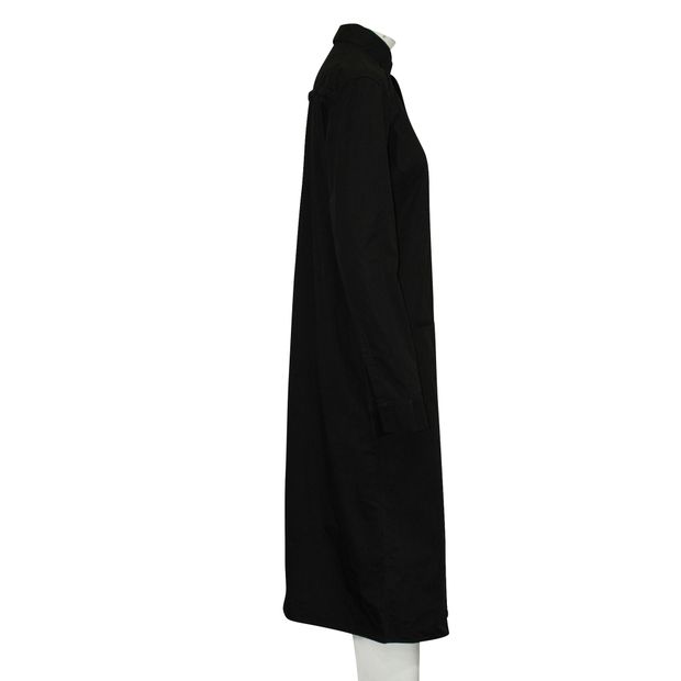 Haider Ackermann Black Long Sleeved Shirt Dress
