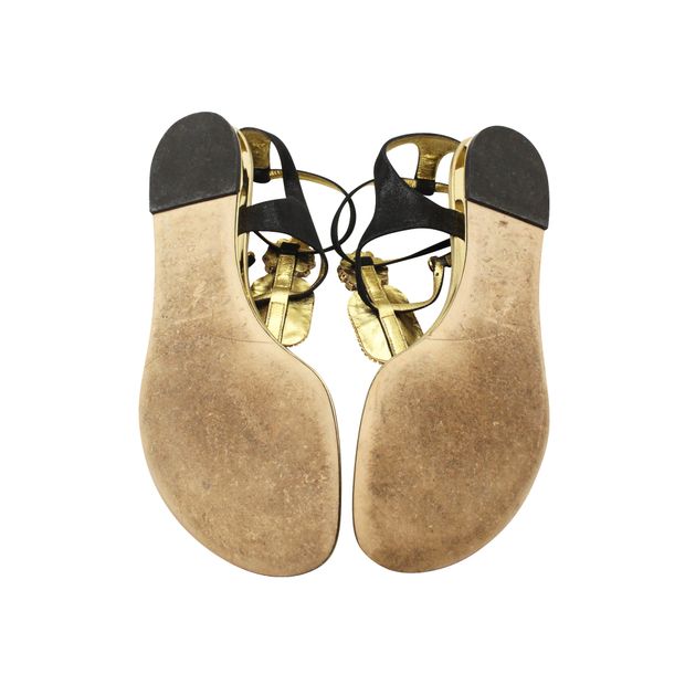 Rene Caovilla Wendy Crystal-Embellished Wedge Sandals