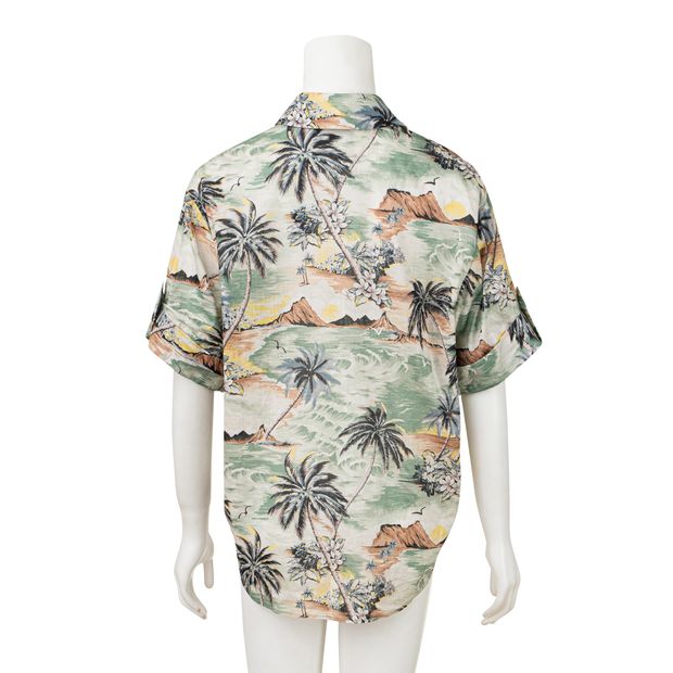 Zimmermann Tropical Print Utility Shirt