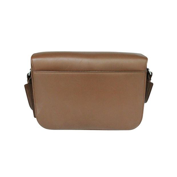 Loro Piana Brown Artemis Leather Shoulder Bag