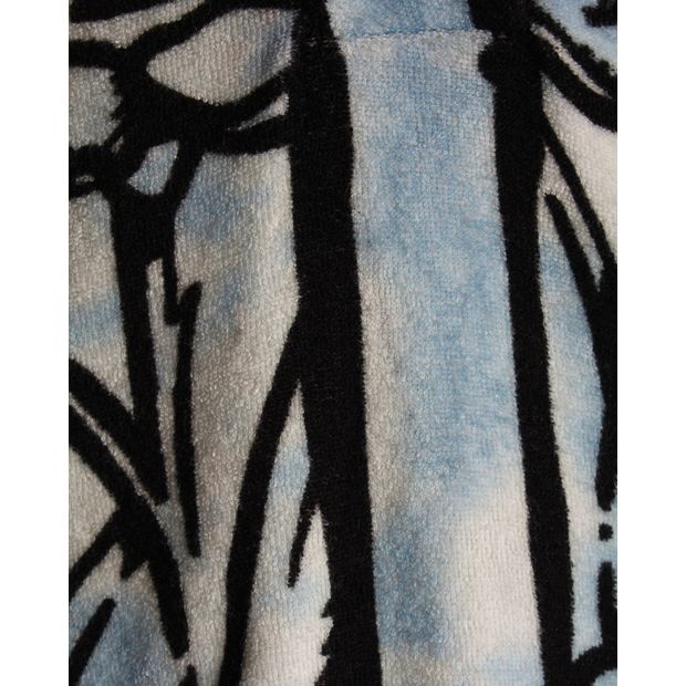 Fendi x Joshua Vides Edition Terrycloth Short Dress in Blue Print Cotton