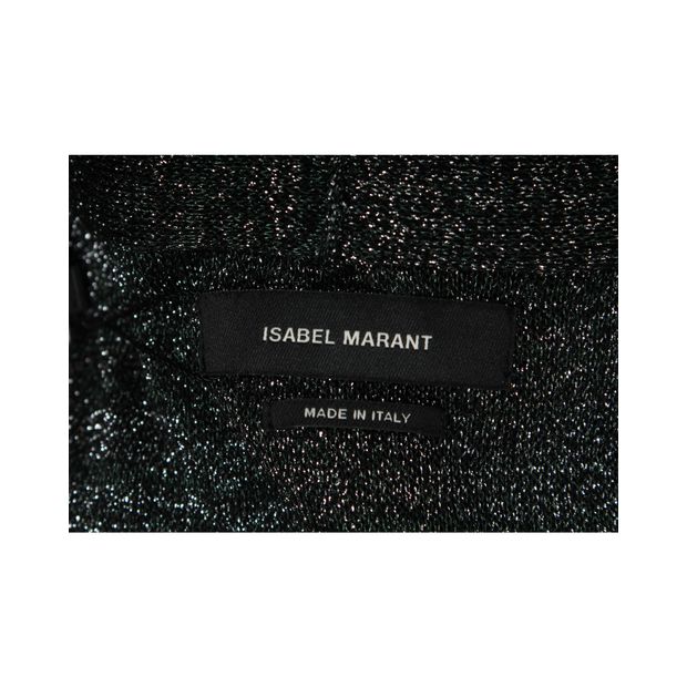 Isabel Marant Sparkly Top in Black Viscose