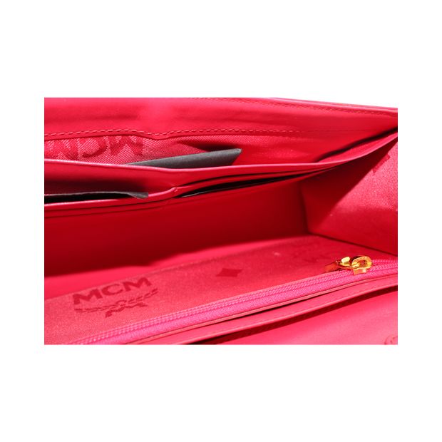 Mcm Red Envelope Crossbody Bag