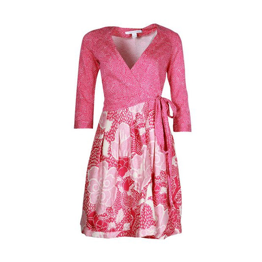 Jewel Fuchsia Wrap Dress