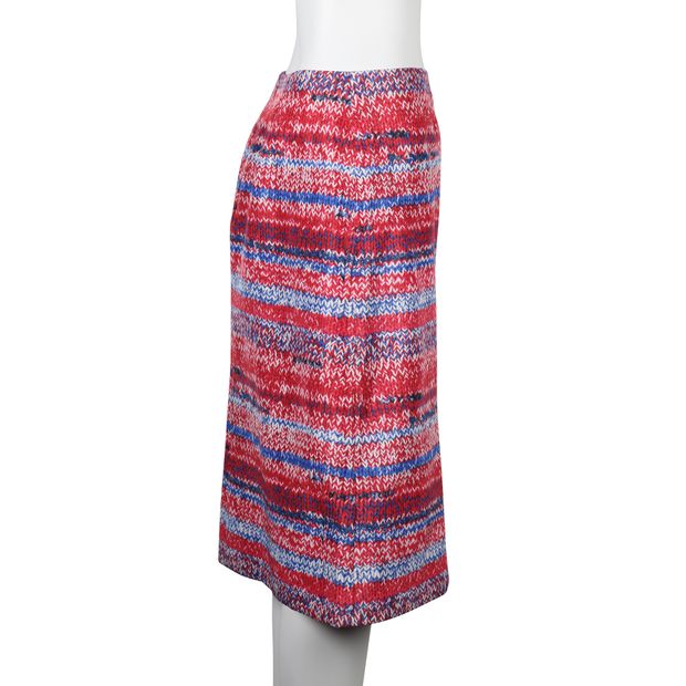 TORY BURCH Multicoloured Silk Midi Skirt