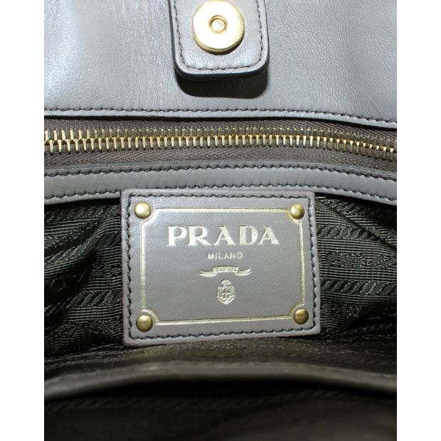Prada Light Brown Nappa Gaufre Bag