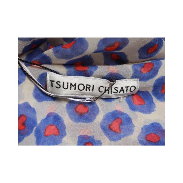 Tsumori Chisato Blue Print Dress With Sequins