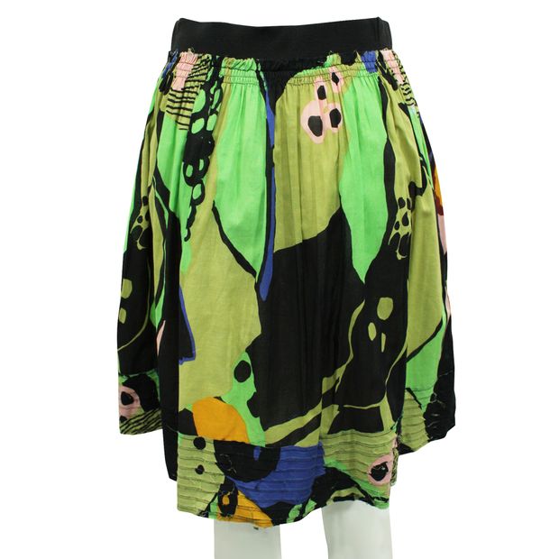 VIVIENNE TAM Colorful Skirt with Elastic Waist