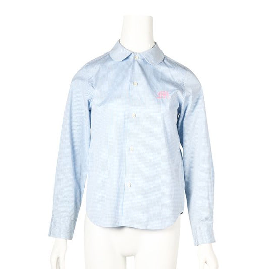 Junya Watanabe Blue & White Check Shirt