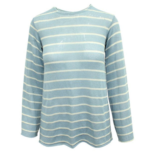 REFORMATION Light Blue Sweater with White Straps