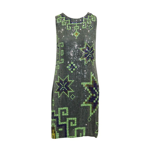 Matthew Williamson Colorful Sequined Dress