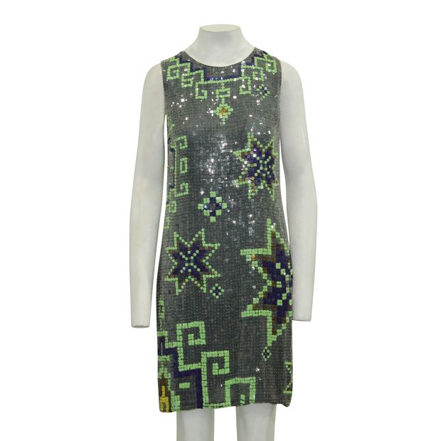 Matthew Williamson Colorful Sequined Dress