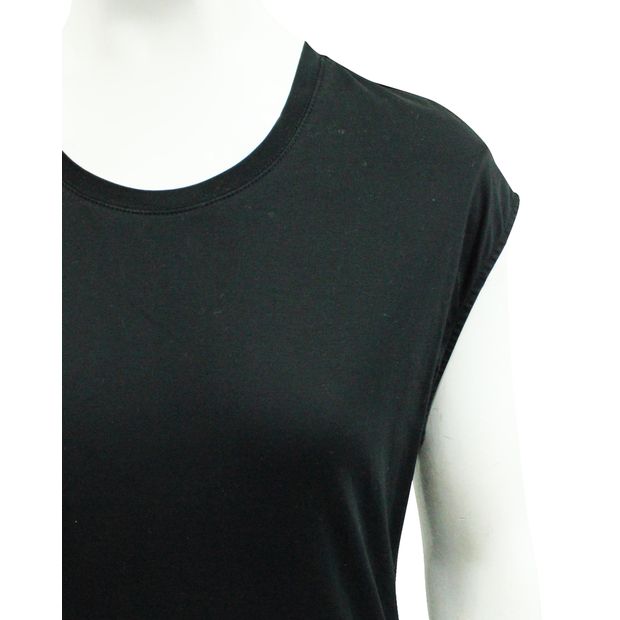 HELMUT LANG Black T-Shirt Mini Dress