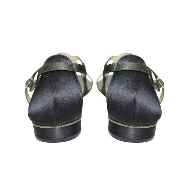 ANTEPRIMA Black Low-Heel Sandals