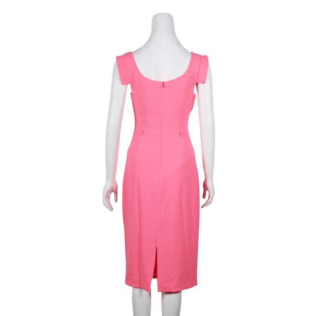 Black Halo Pink Maxi Dress