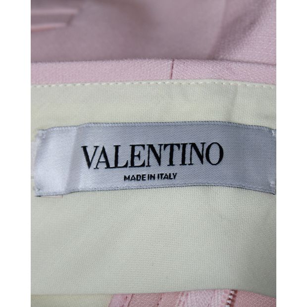 Valentino Tailored Shorts in Pink Wool