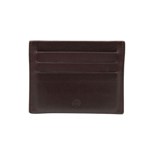 Mulberry Brown Leather Card Holder