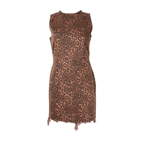 Alexander Wang Leopard Print Midi Dress