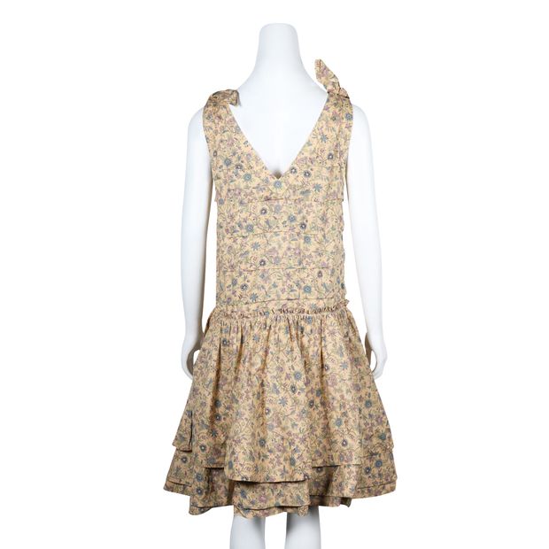 Marc Jacobs Floral Brown Dress