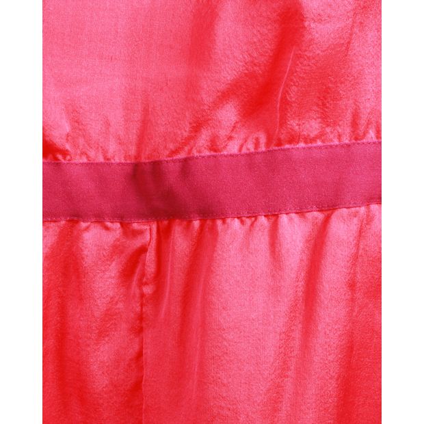 MAJE Pink Silk Jumpsuit